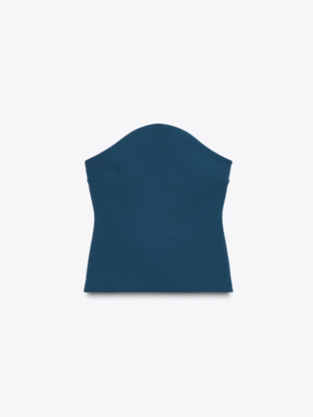 Zara Strapless Top in Deep Teal